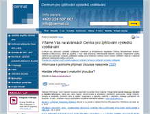 Tablet Screenshot of cermat.cz