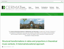 Tablet Screenshot of cermat.org